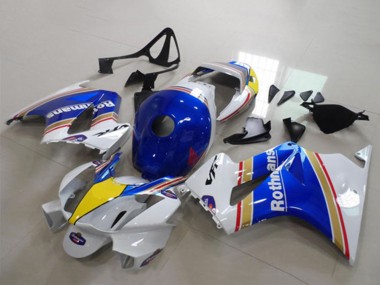 Carena Moto Honda VFR 800 2002-2013 - Bianco Blu Giallo Rothmans