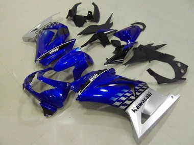 Carena Moto Kawasaki ZX250R 2008-2012 - Blu Argento