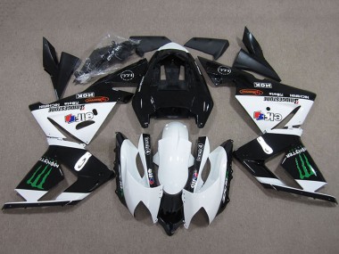 Carena Moto Kawasaki ZX10R 2004-2005 - Nero Bianco Mostro