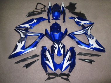 Carena Moto Suzuki GSXR 600 2008-2010 - Bianco Blu