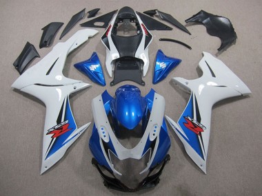 Carena Moto Suzuki GSXR 600 2011-2024 - Bianco Blu Nero Rosso