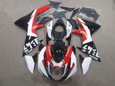 Carena Moto Suzuki GSXR 600 2011-2024 - Nero Rosso Bianco