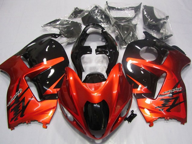 Carena Moto Suzuki GSXR 1300 Hayabusa 1996-2007 - Arancia Nero