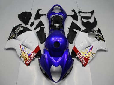 Carena Moto Suzuki GSXR 1300 Hayabusa 1996-2007 - Blu Bianco