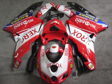 Carena Moto Ducati 749 2005-2006 - Bianco Rosso Blu Nero Lucido Xerox