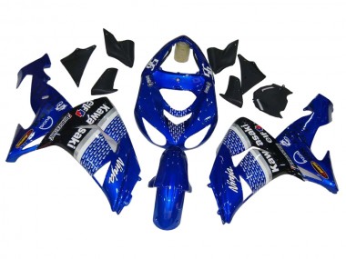Carena Moto Kawasaki ZX10R 2006-2007 - Blu Bianco Nero Elf