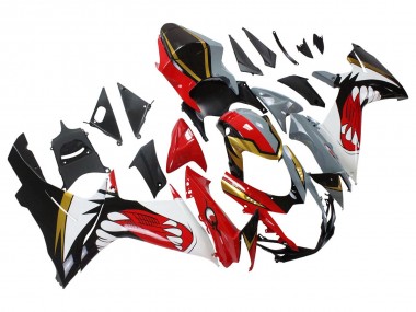 Carena Moto Suzuki GSXR 600/750 2011-2024 - Rosso Oro Grigio Nero Bianco Squalo