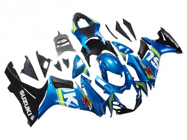Carena Moto Suzuki GSXR 600/750 2011-2024 - Blu Bianco Verde Nero