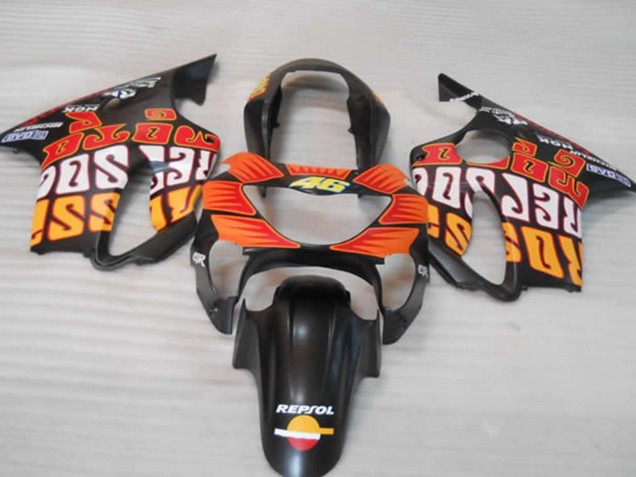 Nero Arancione Opaco & Rosso 99-00 CBR600 F4 Carena Nero Arancione Opaco & Rosso 99-00 CBR600 F4 Carena