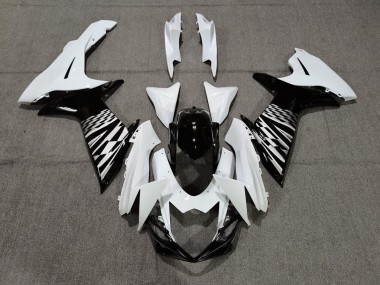Nero Bianco & Argento 11-24 GSXR 600-750 Carena