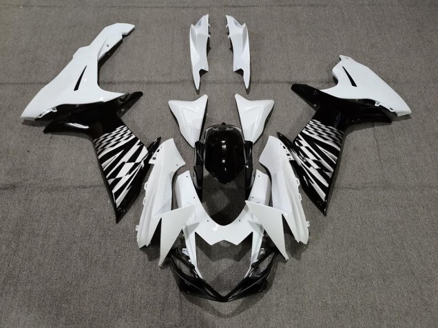 Nero Bianco & Argento 11-24 GSXR 600-750 Carena