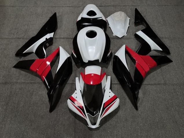 Nero Bianco & Rosso 07-08 CBR600RR Carena Nero Bianco & Rosso 07-08 CBR600RR Carena