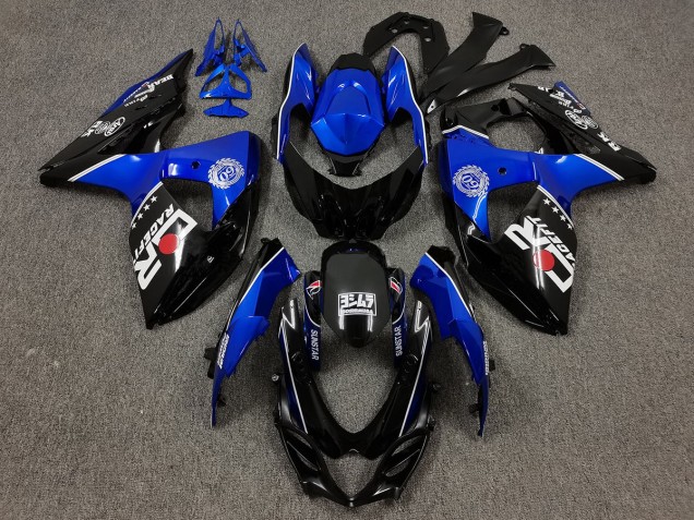 Nero & Blu Con Loghi Personalizzati 09-16 GSXR 1000 Carena Nero & Blu Con Loghi Personalizzati 09-16 GSXR 1000 Carena