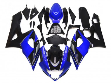 Nero & Blu Lucido Con Argento 05-06 GSXR 1000 Carena