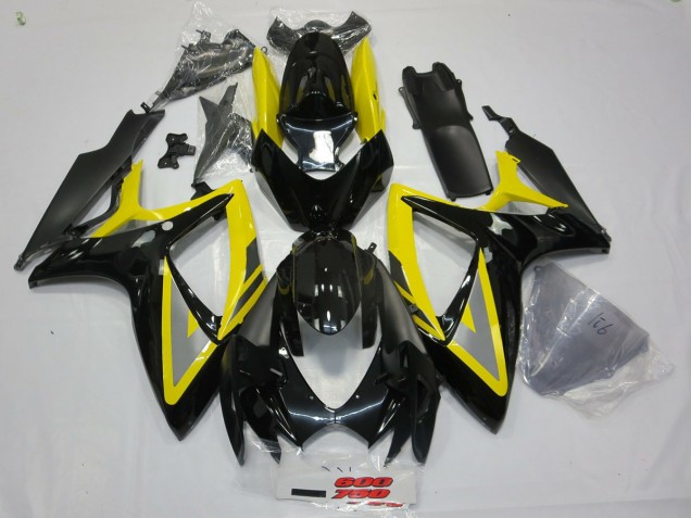 Nero & Giallo 06-07 GSXR 600-750 Carena Nero & Giallo 06-07 GSXR 600-750 Carena