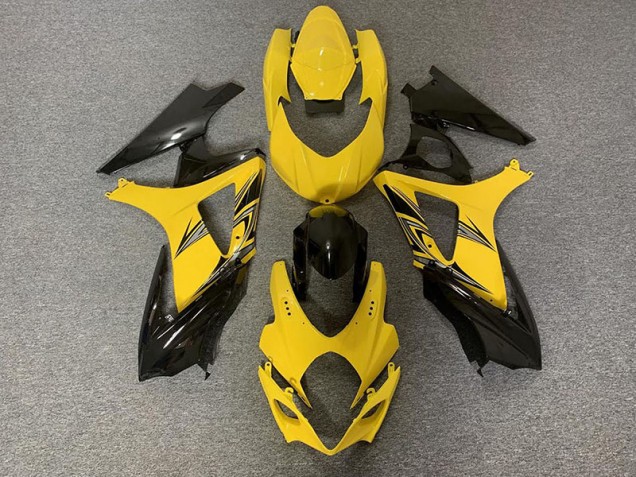 Nero & Giallo 07-08 GSXR 1000 Carena Nero & Giallo 07-08 GSXR 1000 Carena
