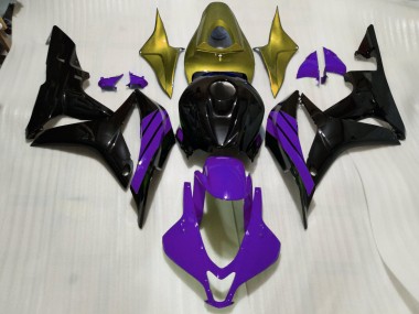 Nero Lucido Accenti Viola & Oro 07-08 CBR600RR Carena