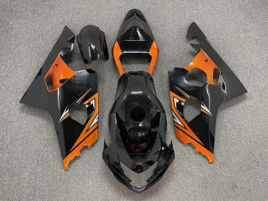 Nero Lucido & Arancione 04-05 GSXR 600-750 Carena