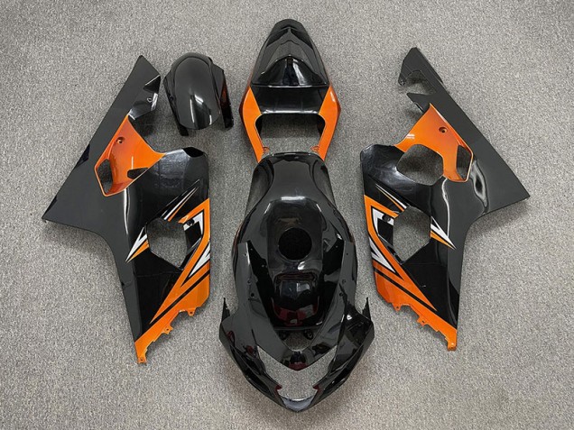 Nero Lucido & Arancione 04-05 GSXR 600-750 Carena