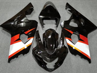 Nero Lucido & Arancione 04-05 GSXR 600-750 Carena