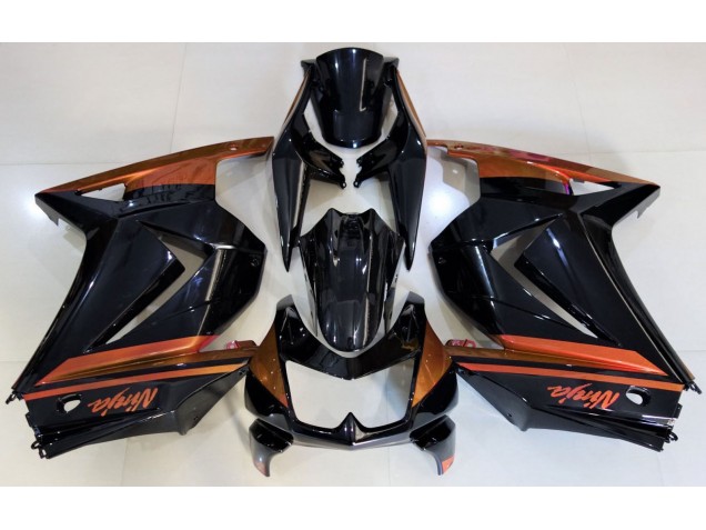 Nero Lucido & Arancione 08-12 Ninja 250 Carena Nero Lucido & Arancione 08-12 Ninja 250 Carena