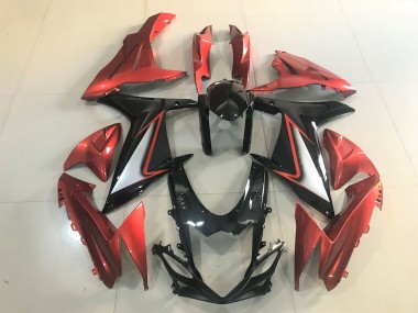 Nero Lucido & Arancione Vivace 11-24 GSXR 600-750 Carena