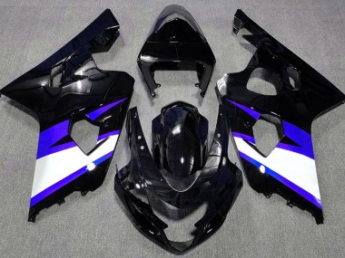 Nero Lucido & Blu 04-05 GSXR 600-750 Carena