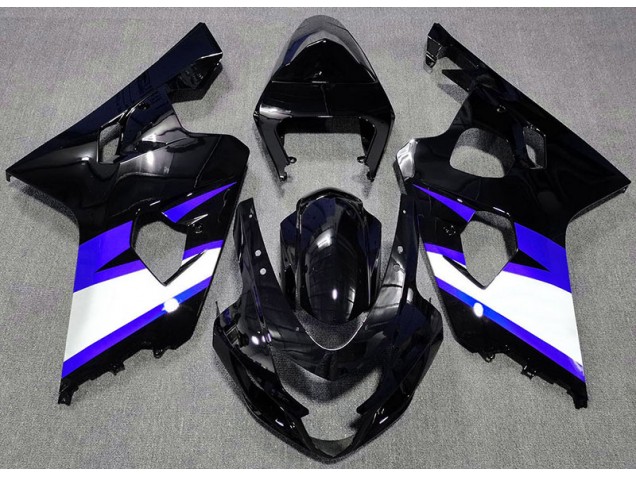 Nero Lucido & Blu 04-05 GSXR 600-750 Carena