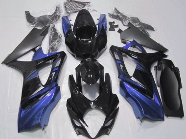 Nero Lucido & Blu 07-08 GSXR 1000 Carena