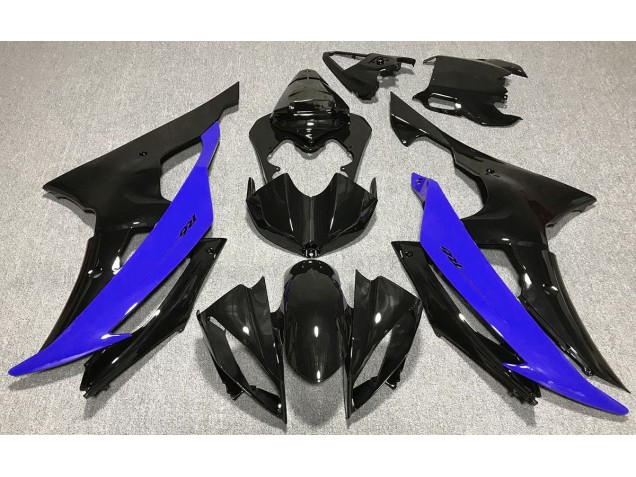 Nero Lucido & Blu 08-16 R6 Carena Nero Lucido & Blu 08-16 R6 Carena