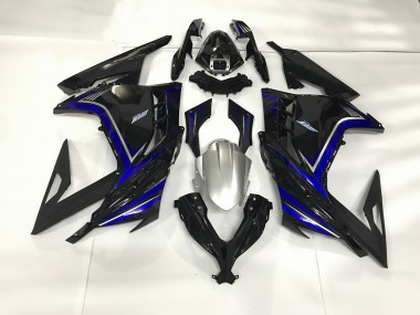 Nero Lucido & Blu 13-18 Ninja 300 Carena