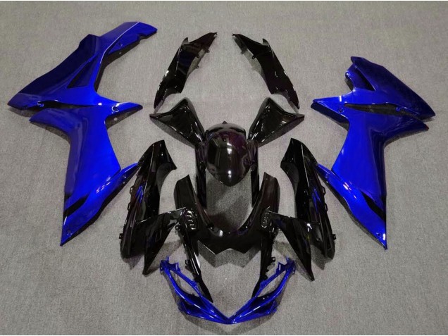 Nero Lucido & Blu Acqua 11-24 GSXR 600-750 Carena