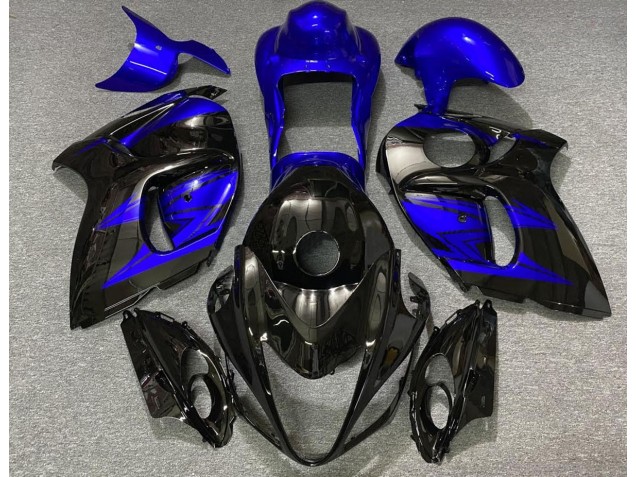 Nero Lucido & Blu Profondo 08-20 GSXR 1300 Carena Nero Lucido & Blu Profondo 08-20 GSXR 1300 Carena