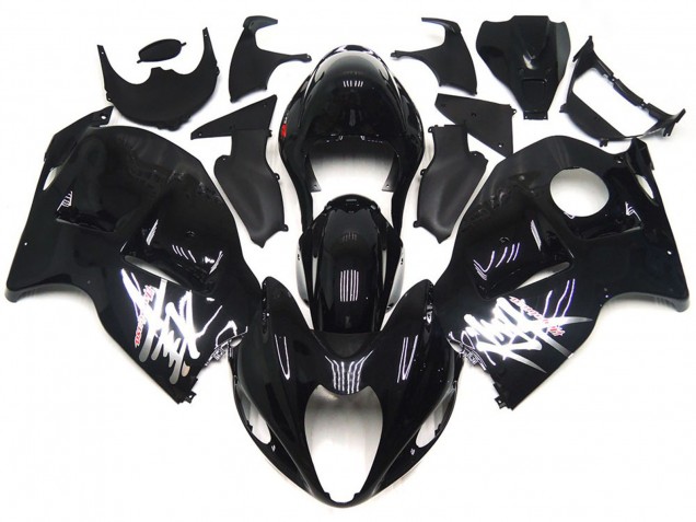 Nero Lucido Con Decalcomanie Argento 97-07 GSXR 1300 Carena