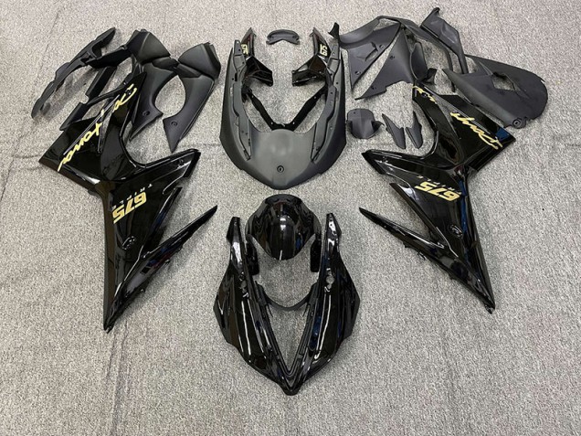 Nero Lucido Con Oro 13-16 Daytona 675 Carena Nero Lucido Con Oro 13-16 Daytona 675 Carena