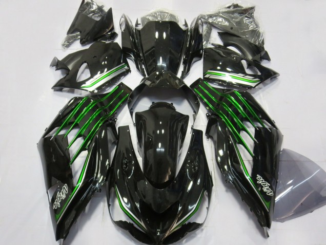 Nero Lucido Con Verde 12-21 ZX14R Carena