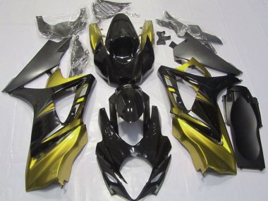 Nero Lucido & Giallo 07-08 GSXR 1000 Carena