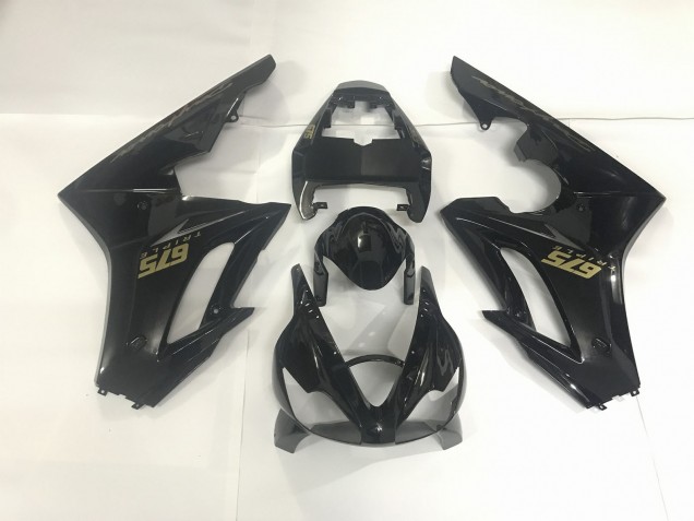 Nero Lucido & Oro 09-12 Daytona 675 Carena Nero Lucido & Oro 09-12 Daytona 675 Carena
