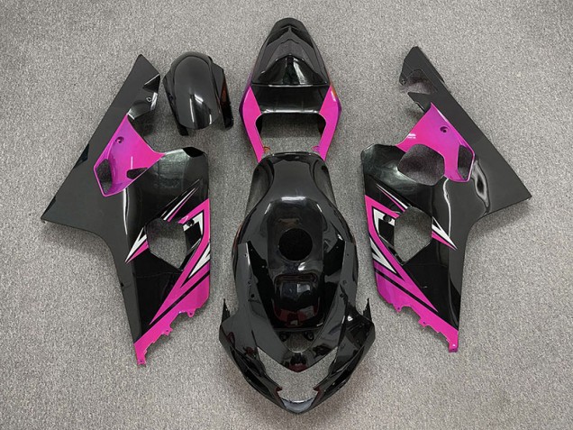 Nero Lucido & Rosa 04-05 GSXR 600-750 Carena