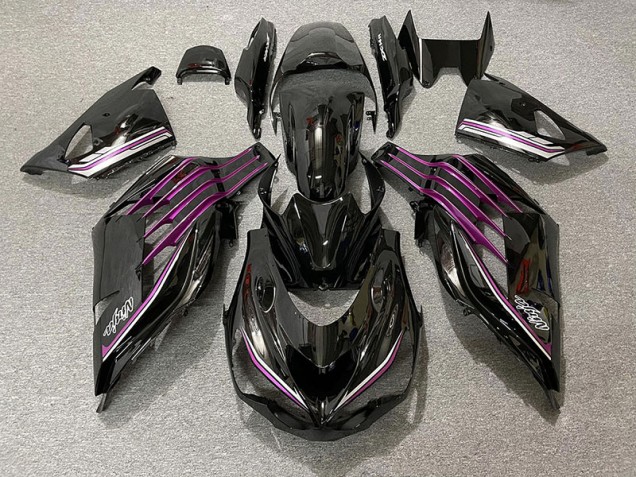 Nero Lucido & Rosa 12-21 ZX14R Carena Nero Lucido & Rosa 12-21 ZX14R Carena