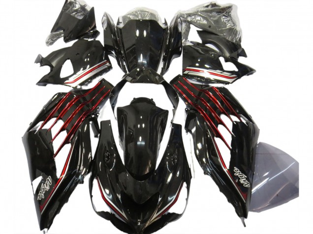 Nero Lucido & Rosso 12-21 ZX14R Carena