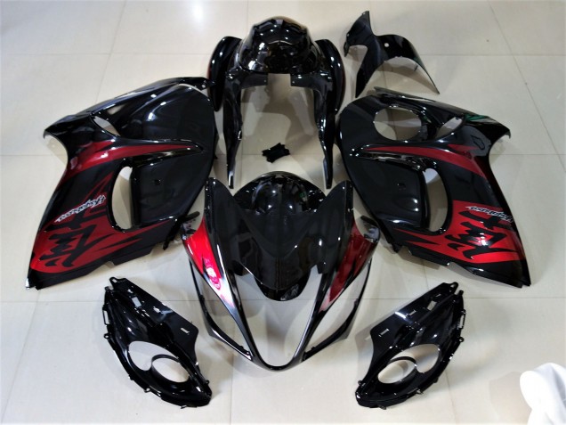 Nero Lucido & Rosso Caramello 08-20 GSXR 1300 Carena Nero Lucido & Rosso Caramello 08-20 GSXR 1300 Carena