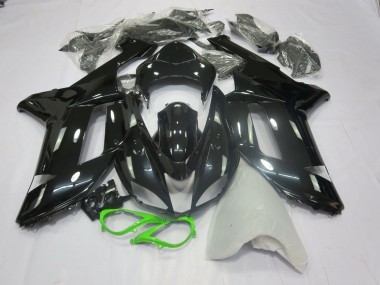 Nero Lucido Verde 07-08 ZX6R Carena