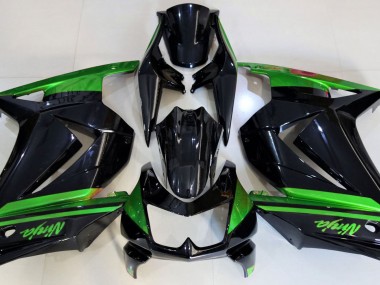 Nero Lucido & Verde 08-12 Ninja 250 Carena