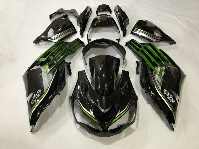 Nero Lucido & Verde Melma 12-21 ZX14R Carena Nero Lucido & Verde Melma 12-21 ZX14R Carena