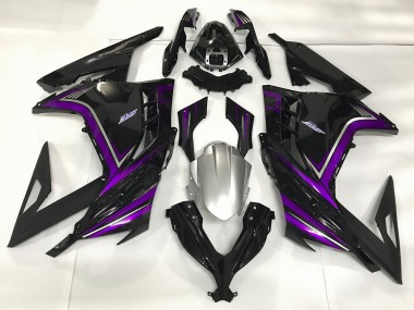 Nero Lucido & Viola 13-18 Ninja 300 Carena