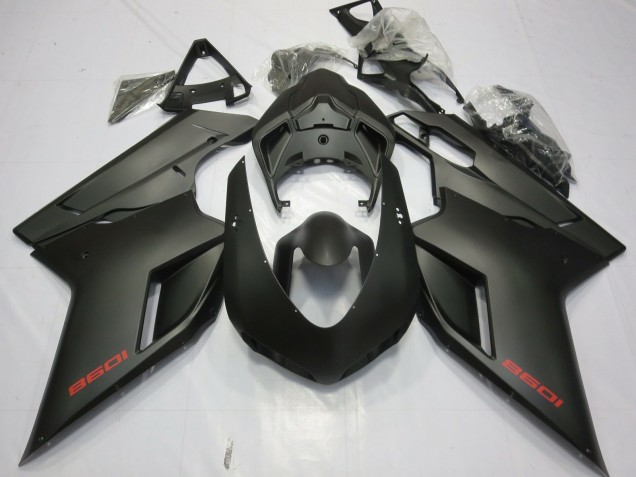 Nero Opaco 07-14 Ducati 848 1098 1198 Carena Nero Opaco 07-14 Ducati 848 1098 1198 Carena