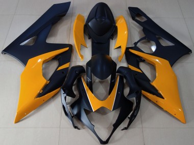 Nero Opaco & Arancione Chiaro 05-06 GSXR 1000 Carena