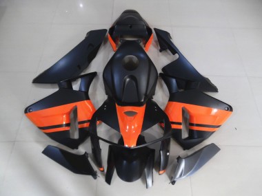 Nero Opaco & Arancione Lucido 05-06 CBR600RR Carena