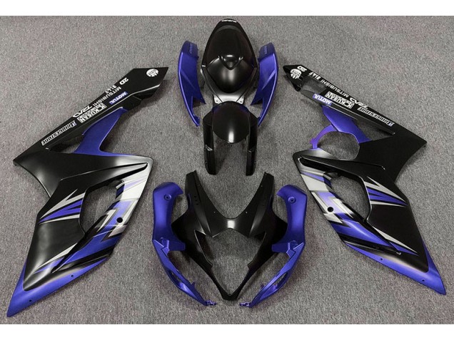 Nero Opaco & Blu 05-06 GSXR 1000 Carena
